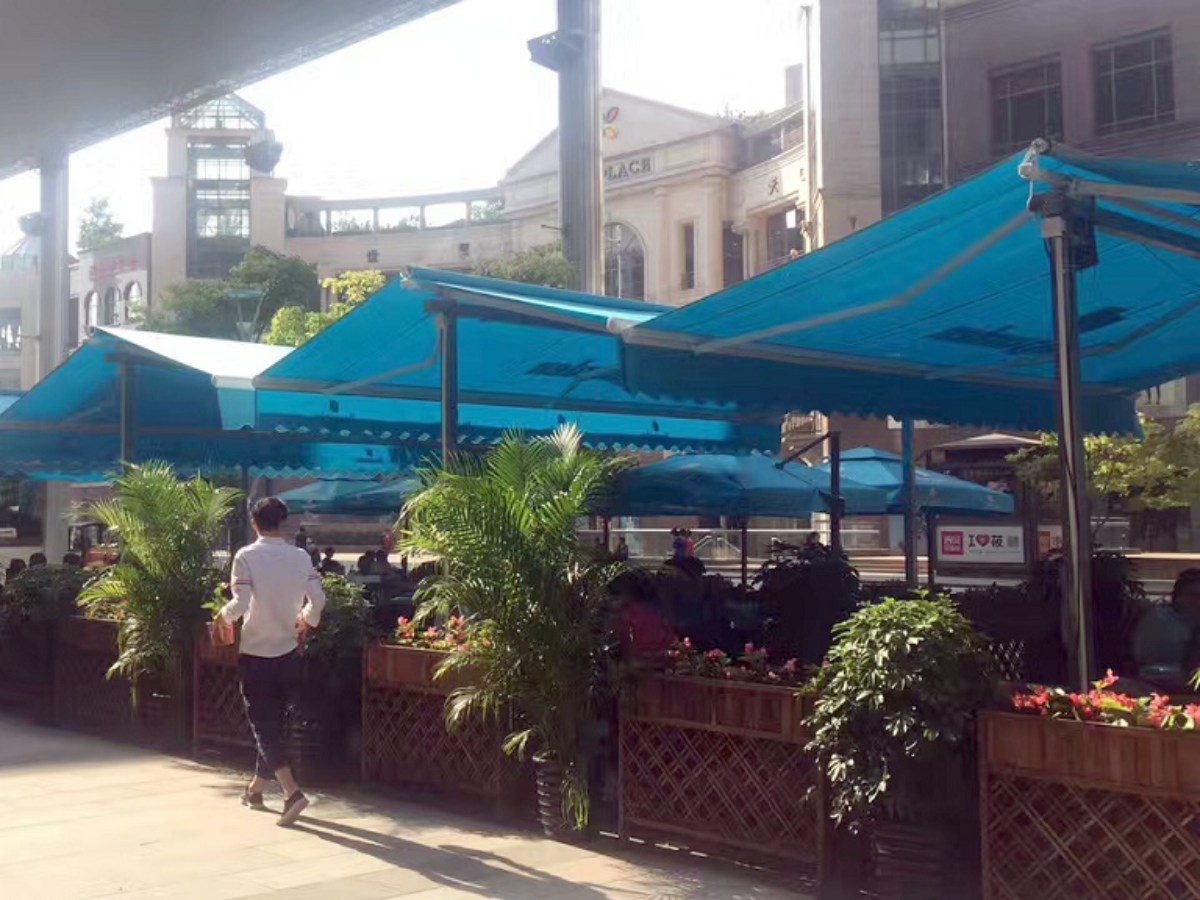 双开遮阳遮雨棚SKP-02