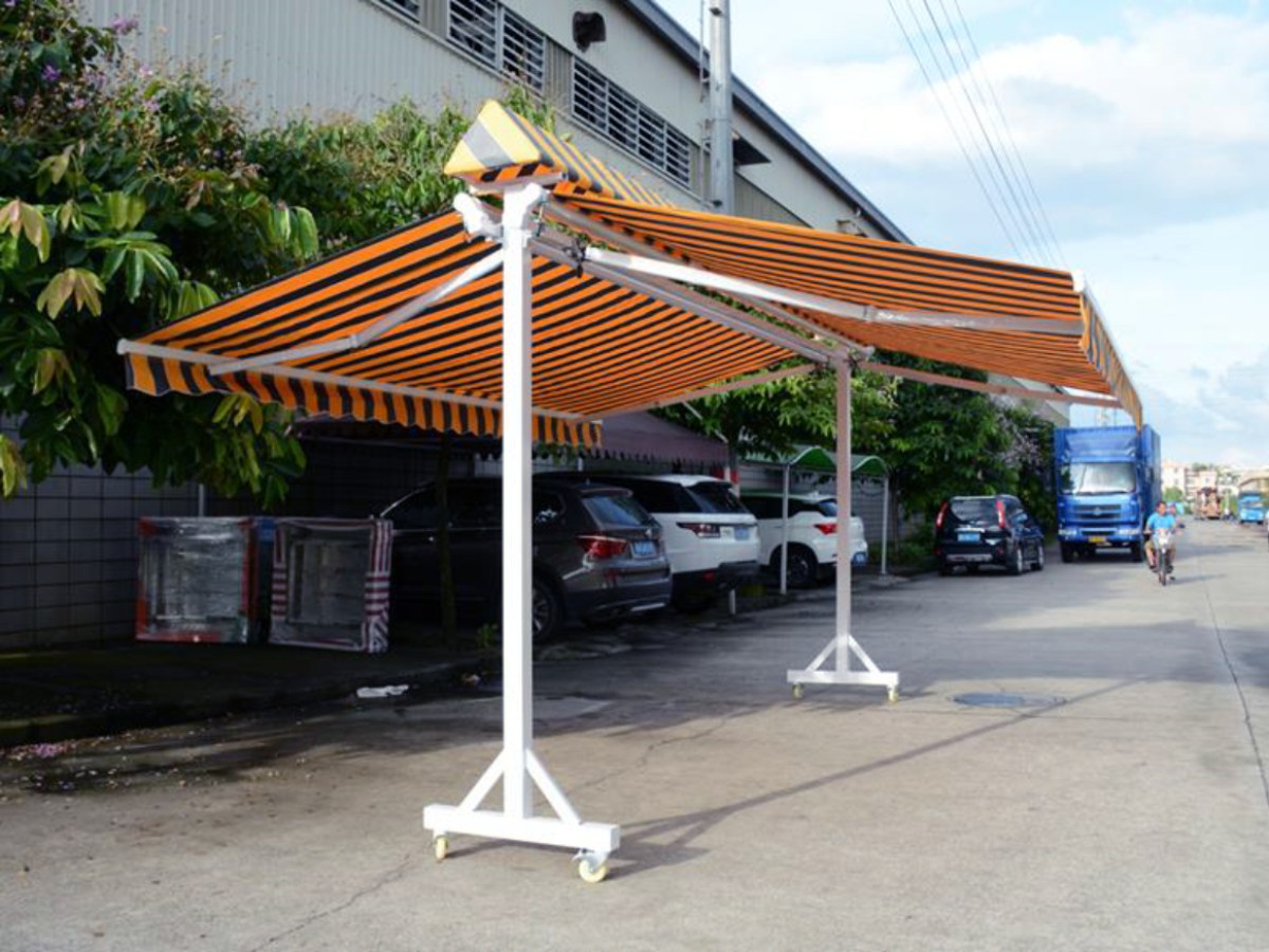 双开遮阳遮雨棚SKP-09-产品中心-户外遮阳棚、遮雨棚、伸缩棚、铝合金凉亭、铝合金天幕等产品大全_第8页