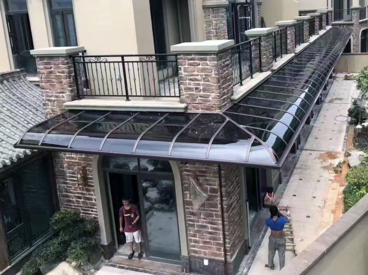 耐力板遮阳遮雨篷3